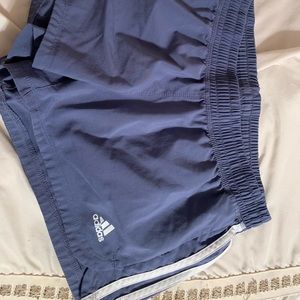 Adidas shorts. Blue-grey. Size Medium.